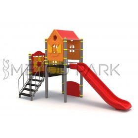 123 M House Themed Playground